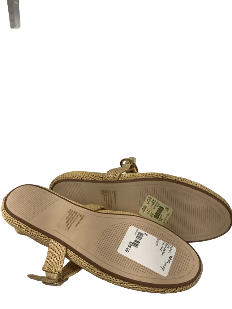 Steve Madden Shoe Size 8 Tan Alara Flats