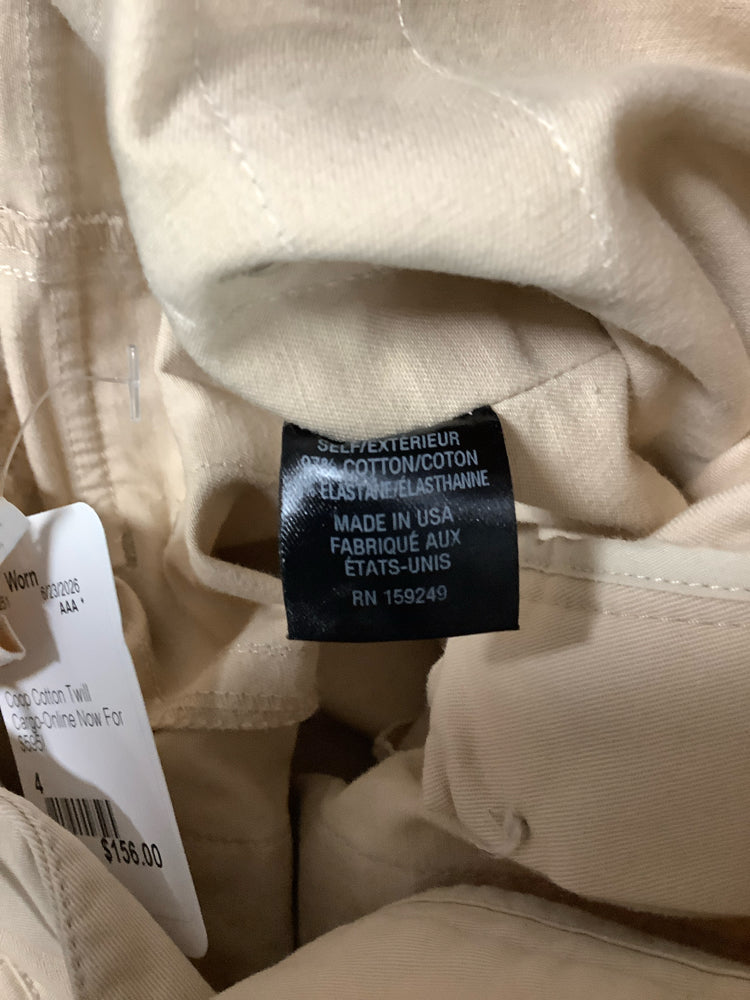 TWP Size 4 Tan Pants