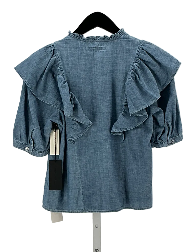 Citizens of Humanity Size XS Blue Jolene Shirt