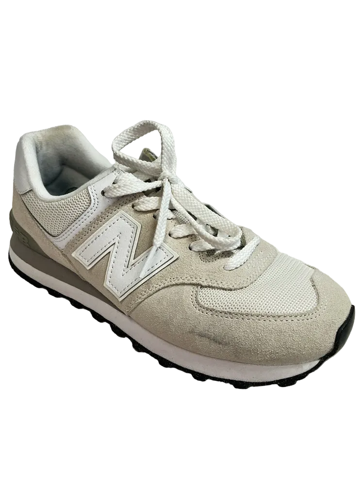 New Balance Shoe Size 8 Cream 574 Sneakers