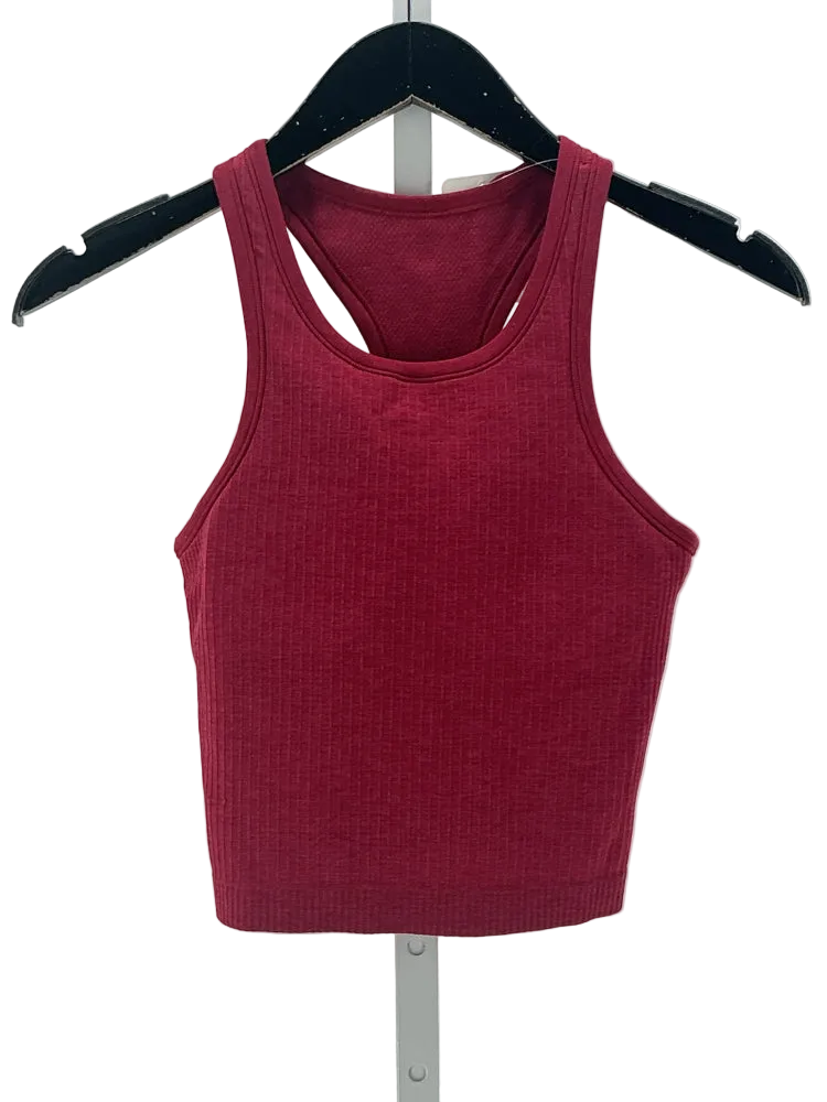 lululemon Size 4 Red Tank Top