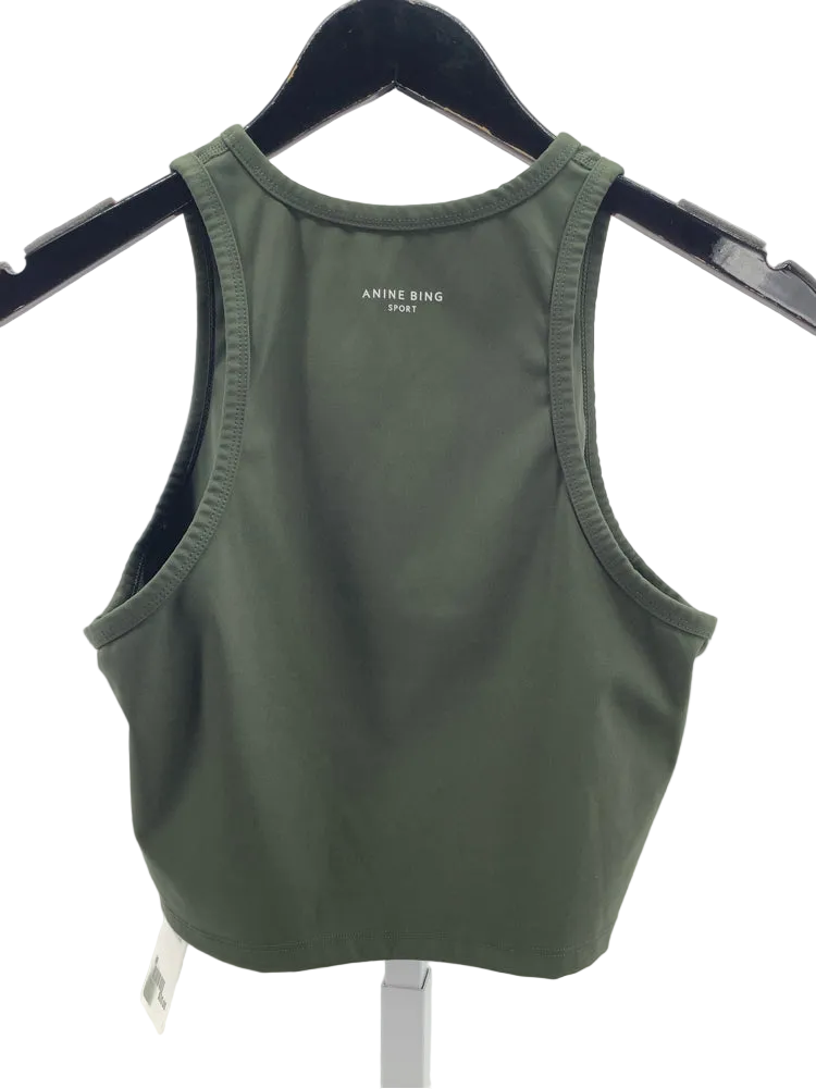 Anine Bing Sport Size M Green Brett Tank Top