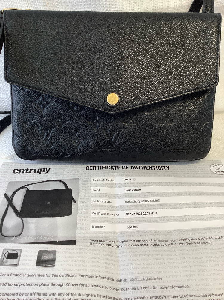 Louis Vuitton Black Twice Handbags