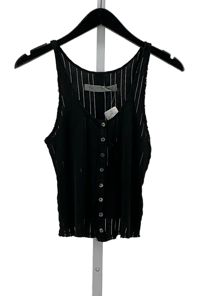 Raquel Allegra Size XS Black Tank Top