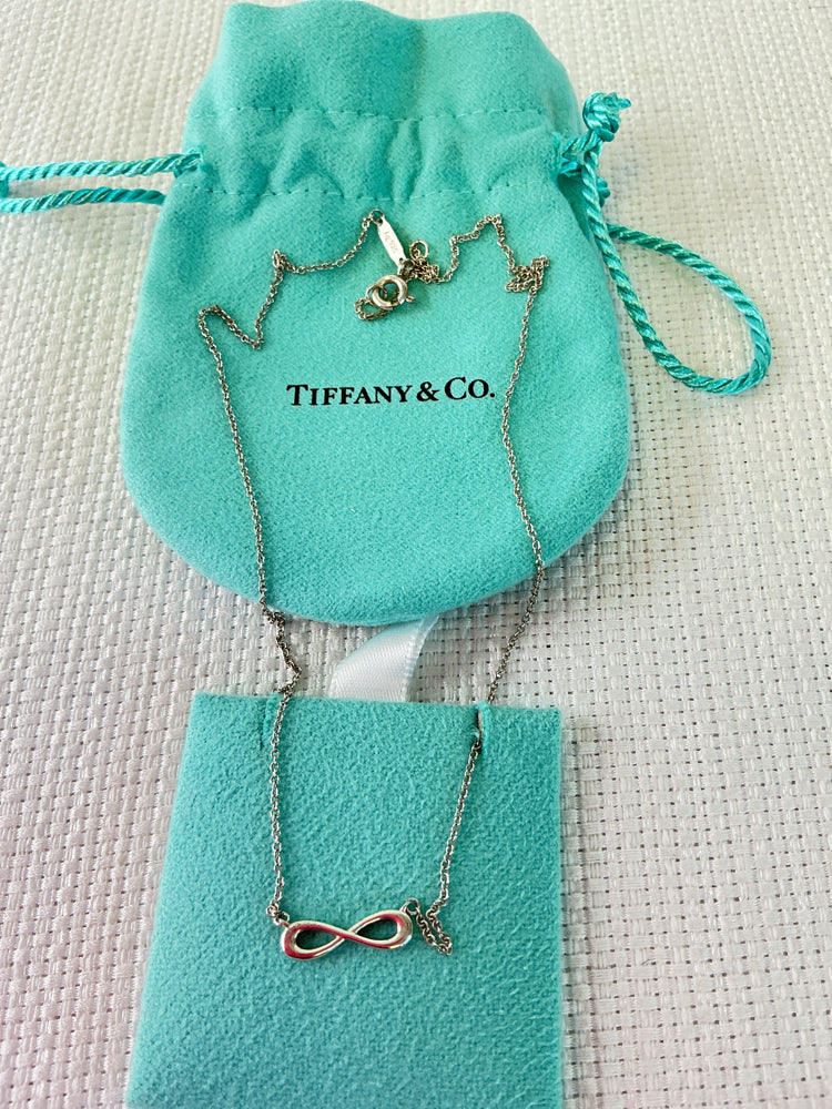 Tiffany & Co Silver Infinity pendant Necklace