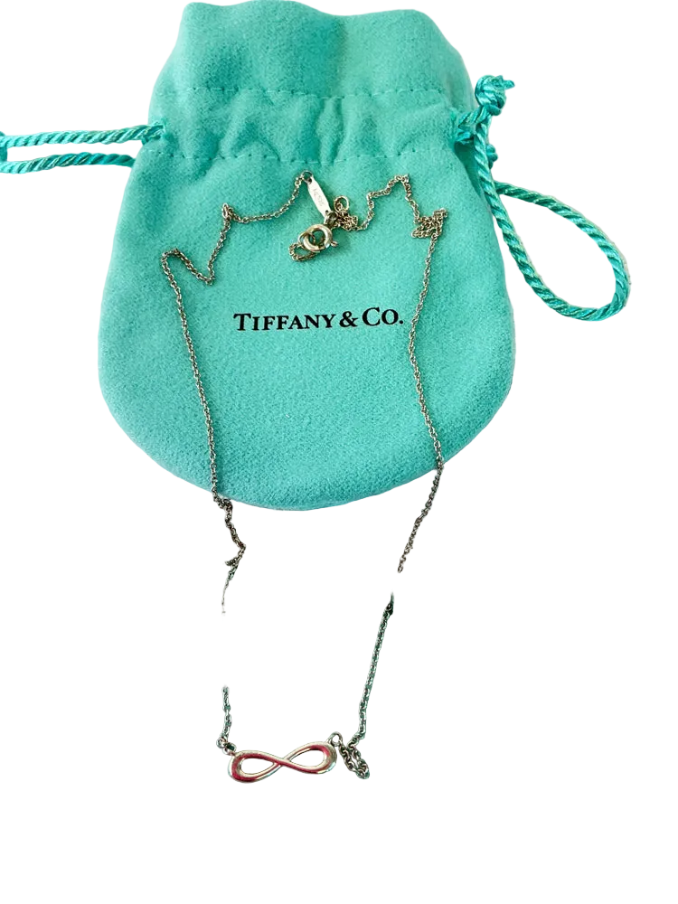 Tiffany & Co Silver Infinity pendant Necklace