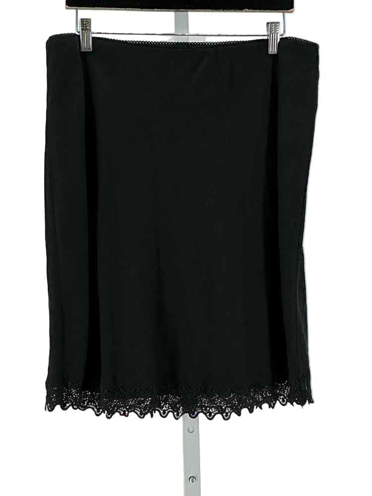 Jcrew Size LT Black Skirt
