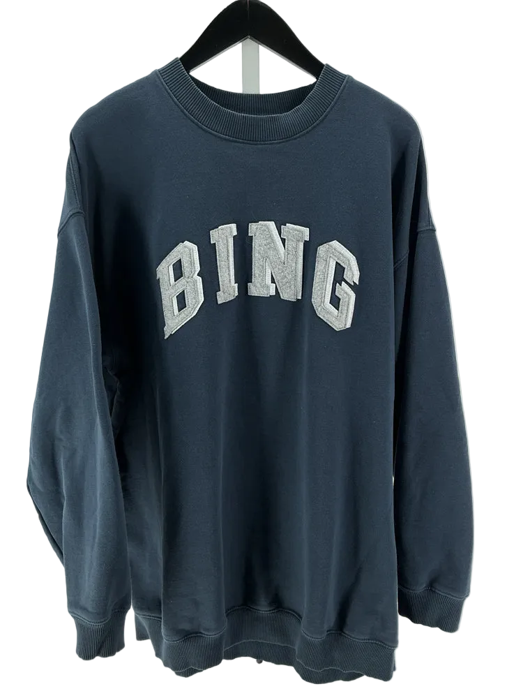 Anine Bing Size M Navy Sweatshirt