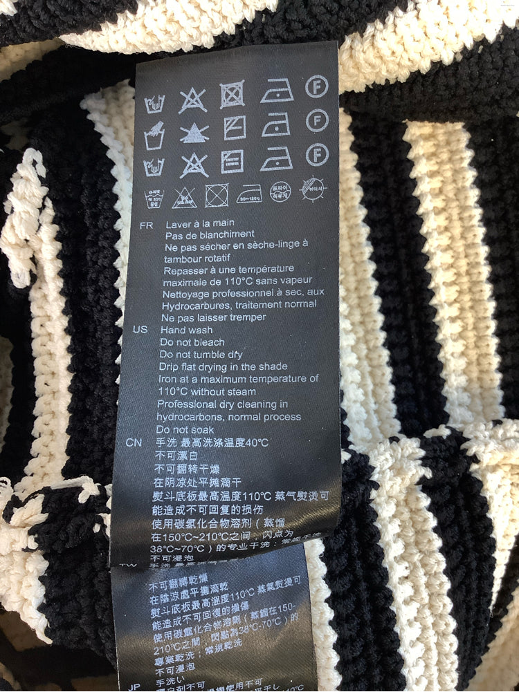 Sandro Size S Black & Tan Tank Top