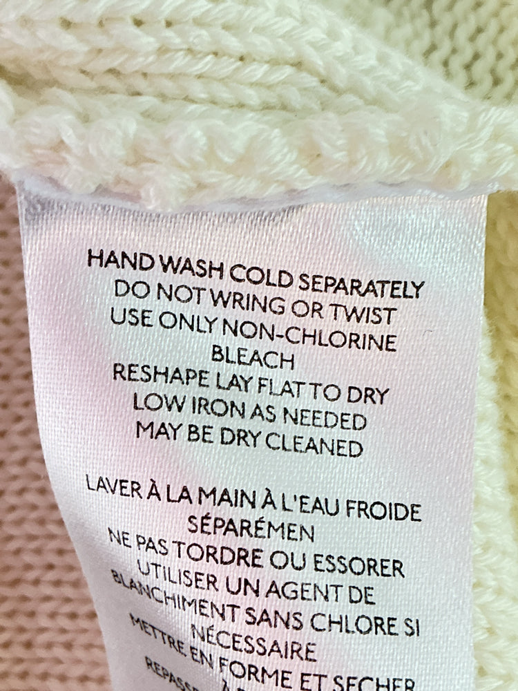 Maeve Size L White Sweater
