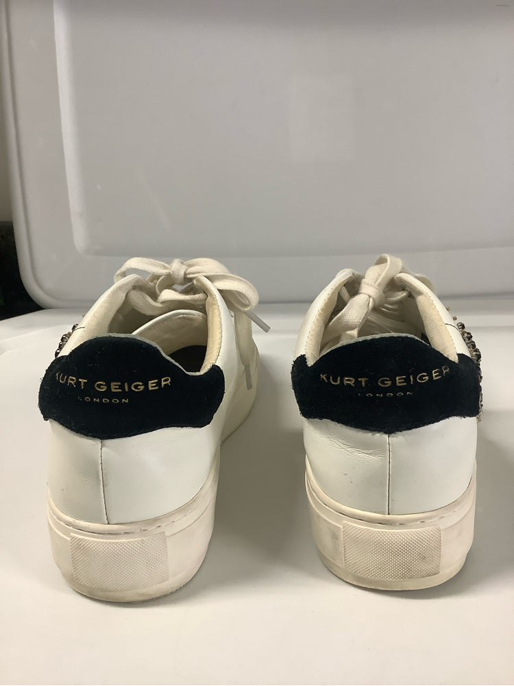 Kurt Geiger Shoe Size 8 White multi Laney Eye Sneakers