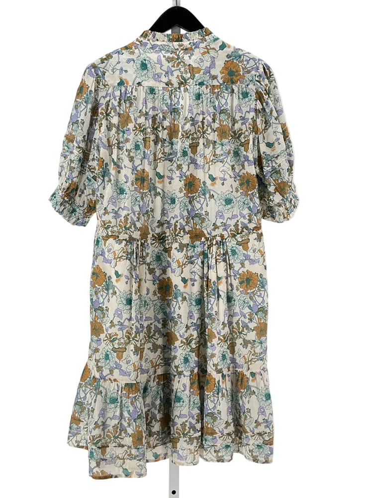 Trovata Size M Cream multi Dress