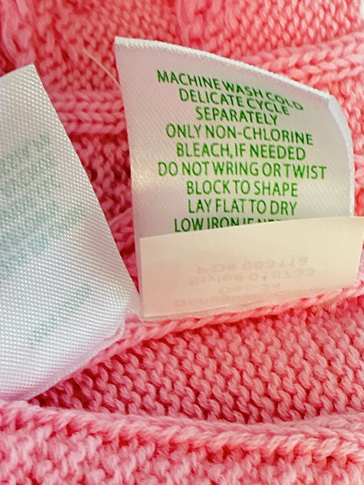 Lilly Pulitzer Size XS Pink & White Sweater