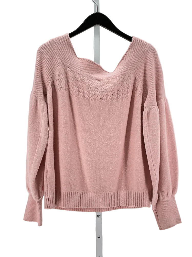 Anthropologie Size XL Pink Sweater