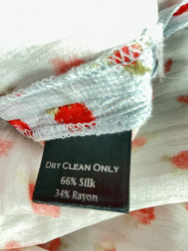 No.6 Store Size 8 Light Blue Multi Skirt