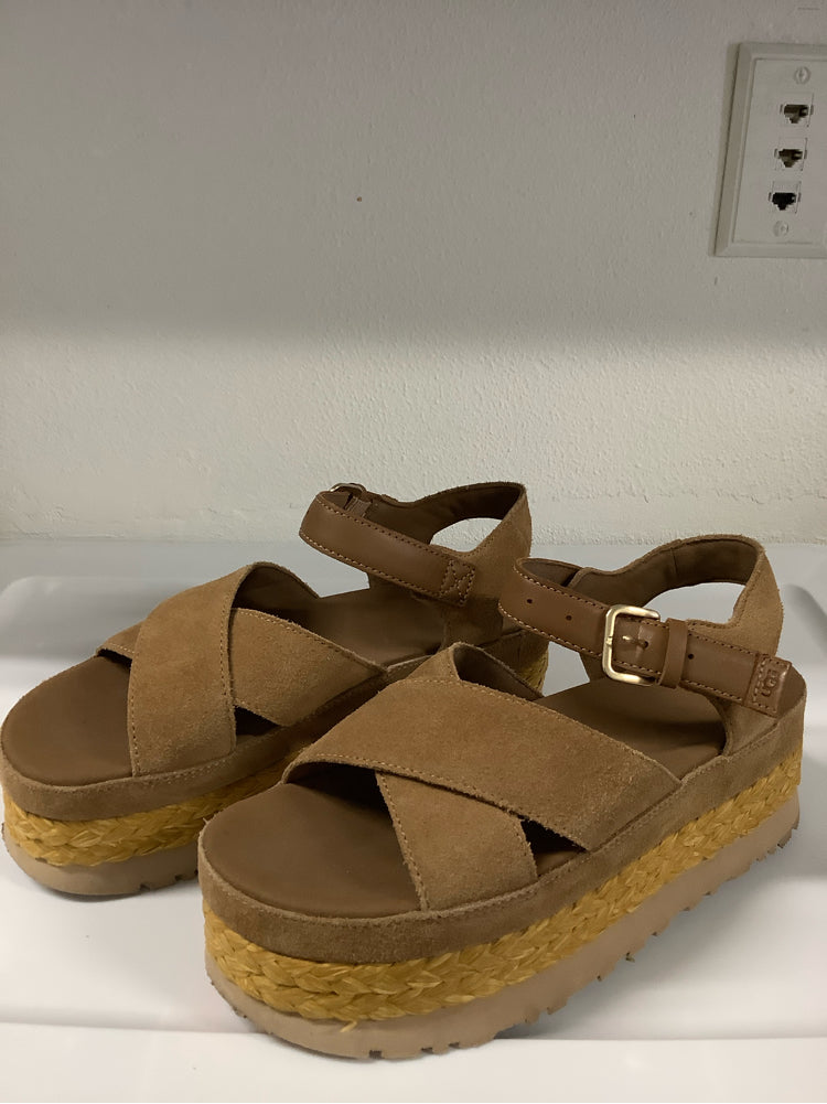Ugg Shoe Size 8 Brown Aubrey Sandals