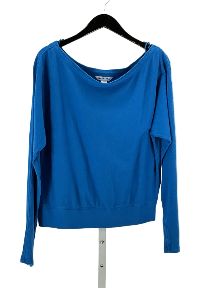 Athleta Size M Blue Shirt