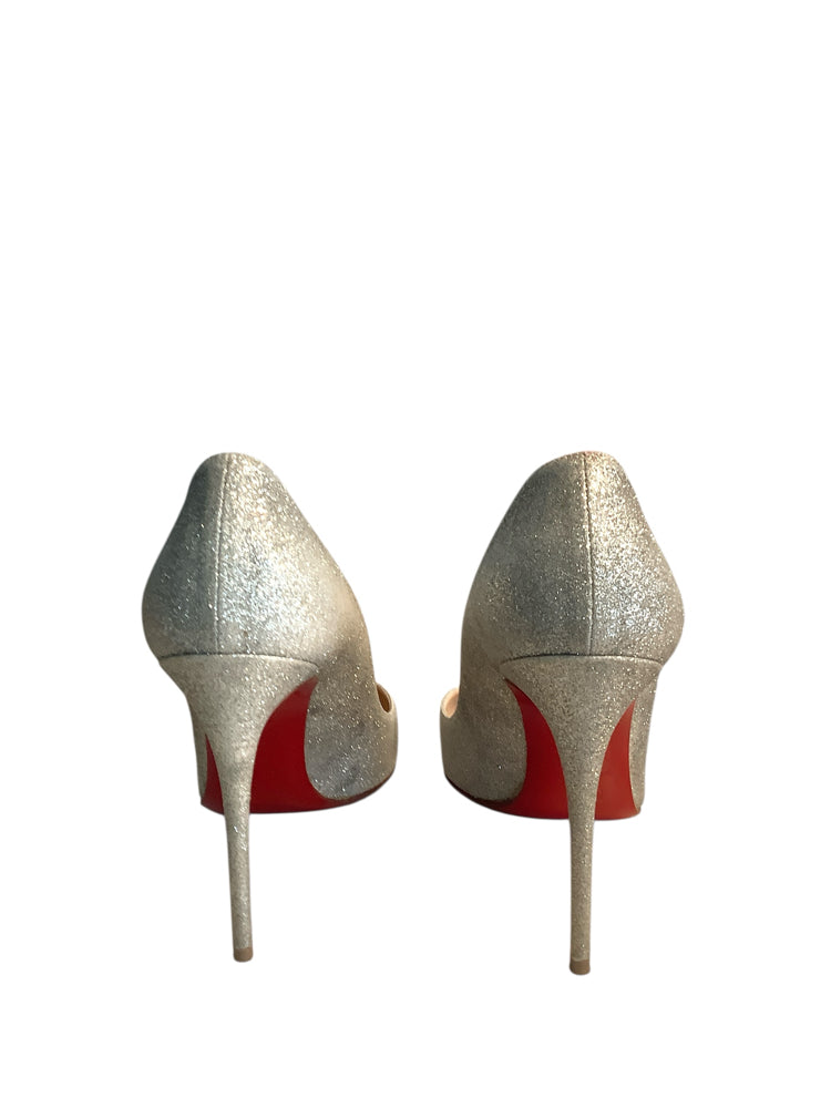 Christian Louboutin Shoe Size 7.5 Ivory Heels