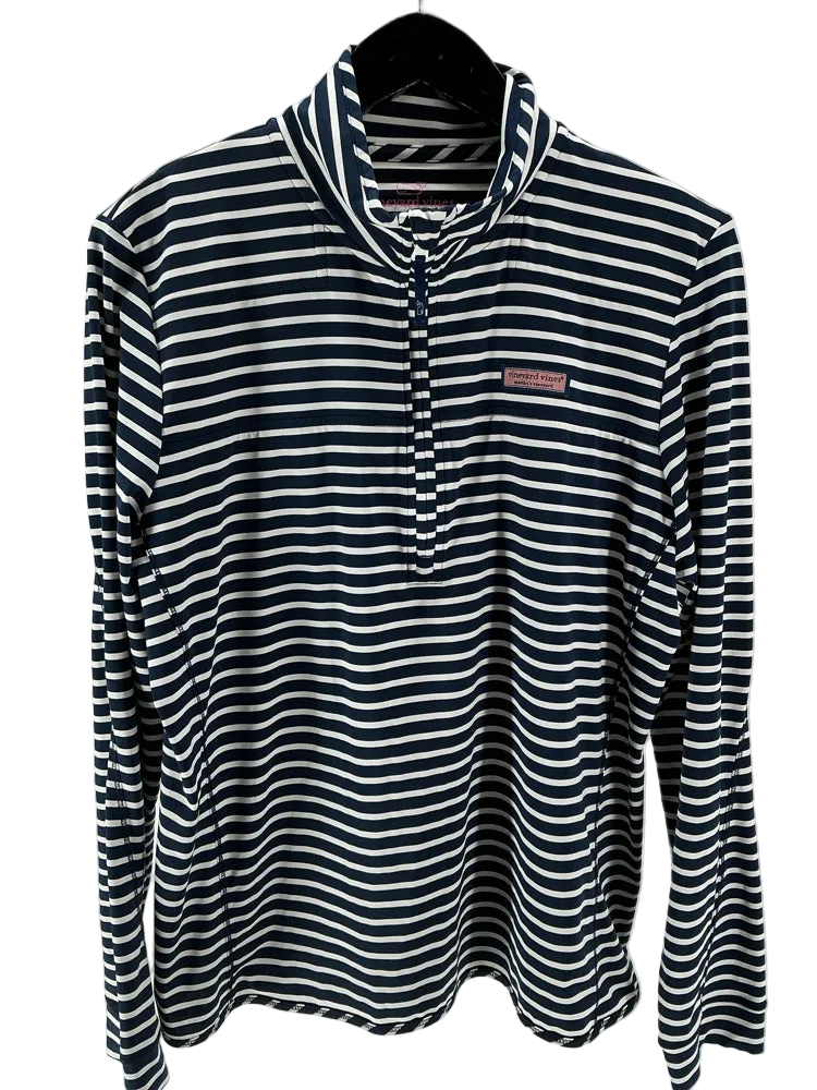 Vineyard Vines Size L Navy & white Shirt
