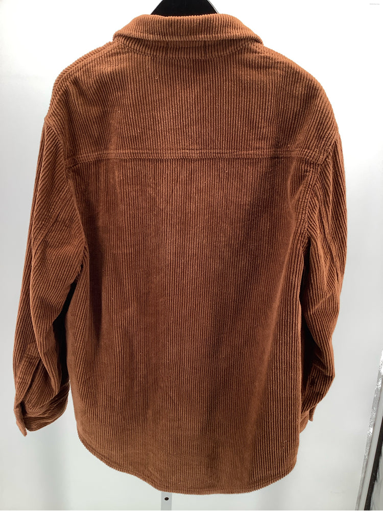 Reformation Size XL Brown Shirt
