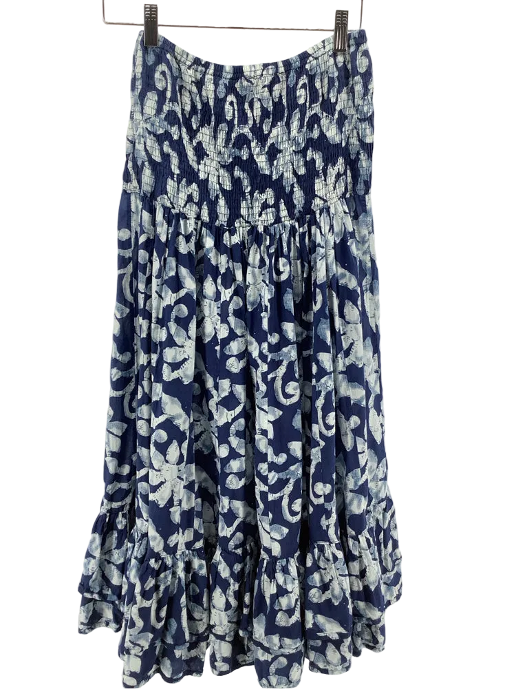 Dress Addict Size S Blue & White Skirt
