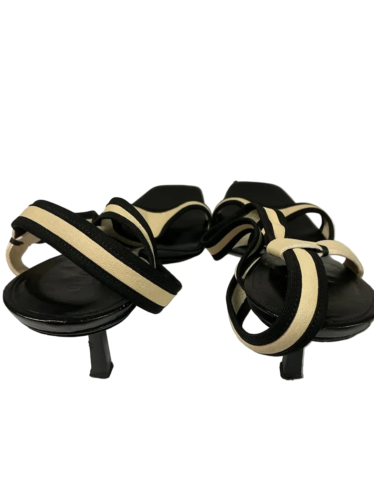 Gucci Shoe Size 8 Black & Tan Heels