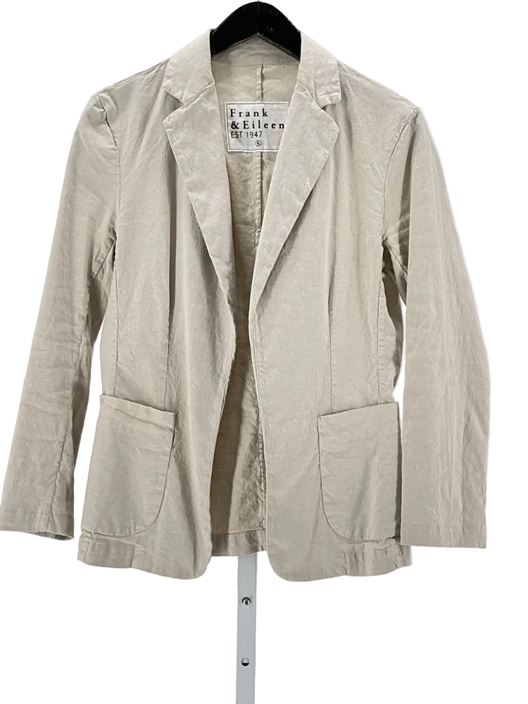 Frank & Eileen Size S Tan Dublin Blazer