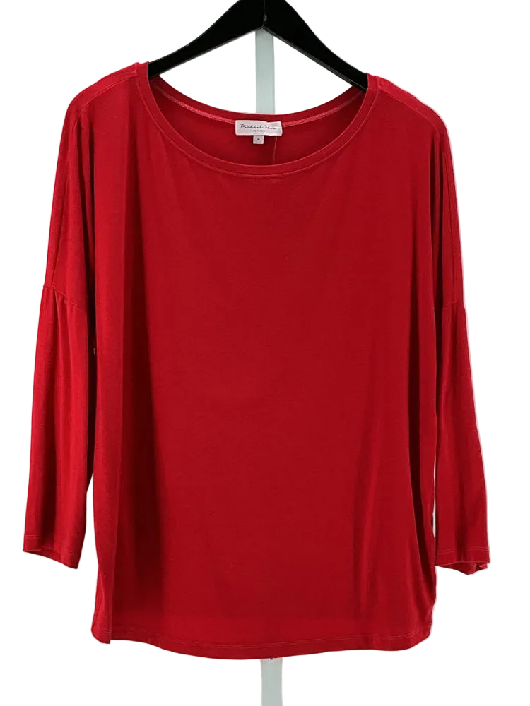 Michael Stars Size M Red Shirt
