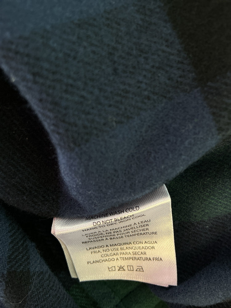 onia Size L Navy & Green Shirt