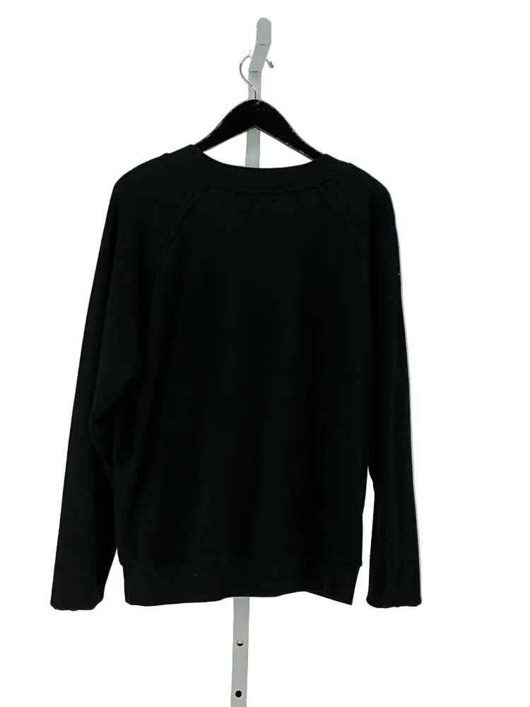 perfectwhitetee Size M Black Sweatshirt