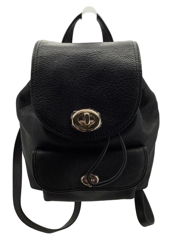 Coach Black Backpack