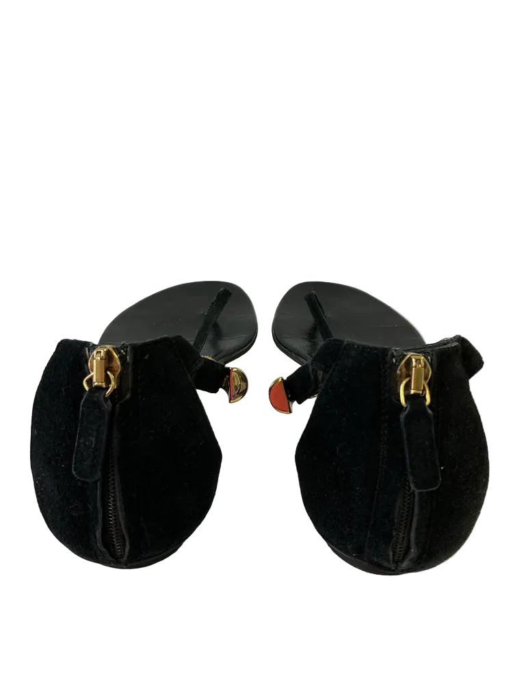 Gucci Shoe Size 10 Black Coraline Sandals