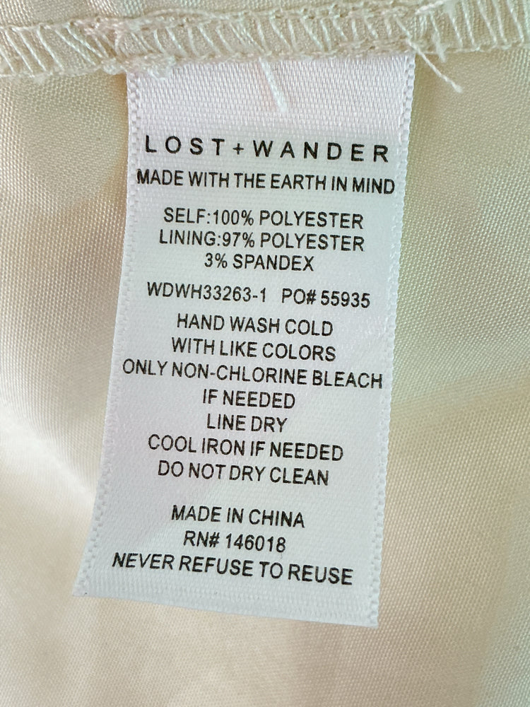 lost + wander Size M Cream Dress