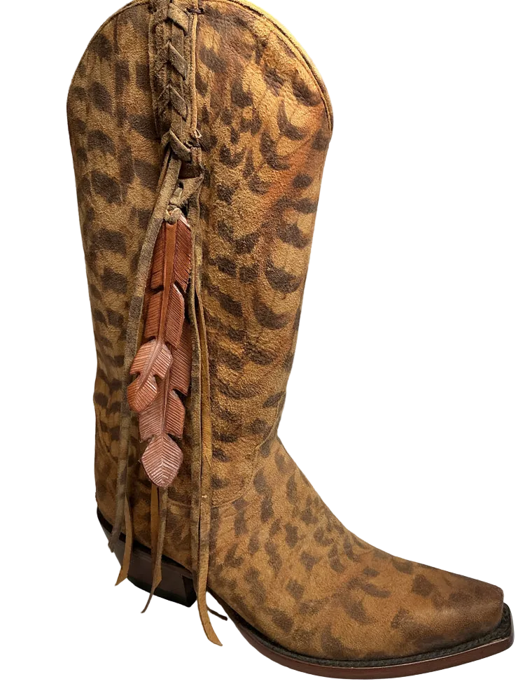 Lucchese Shoe Size 7.5 Tan & Brown Boots