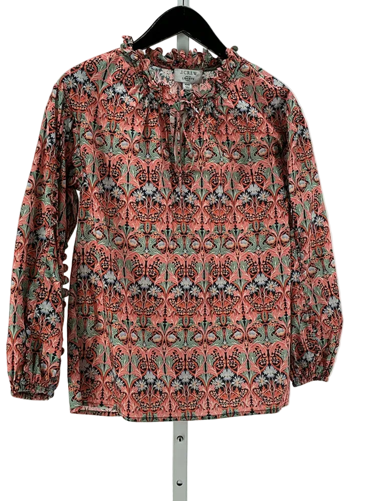 Jcrew Size XXS Pink multi Shirt