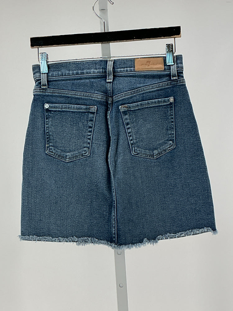 7 For All Mankind Size 26 Denim Skirt