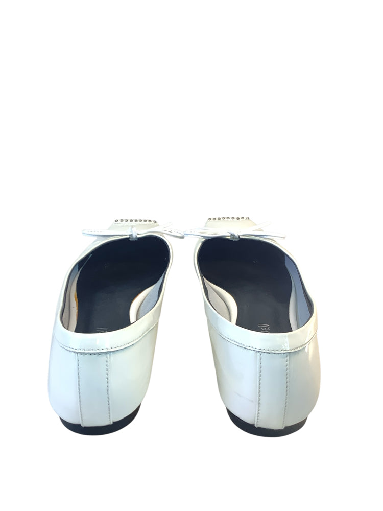 Jeffery Campbell Shoe Size 7.5 White Flats