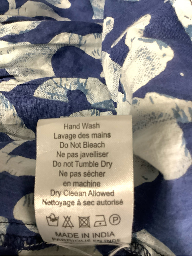 Dress Addict Size S Blue & White Skirt