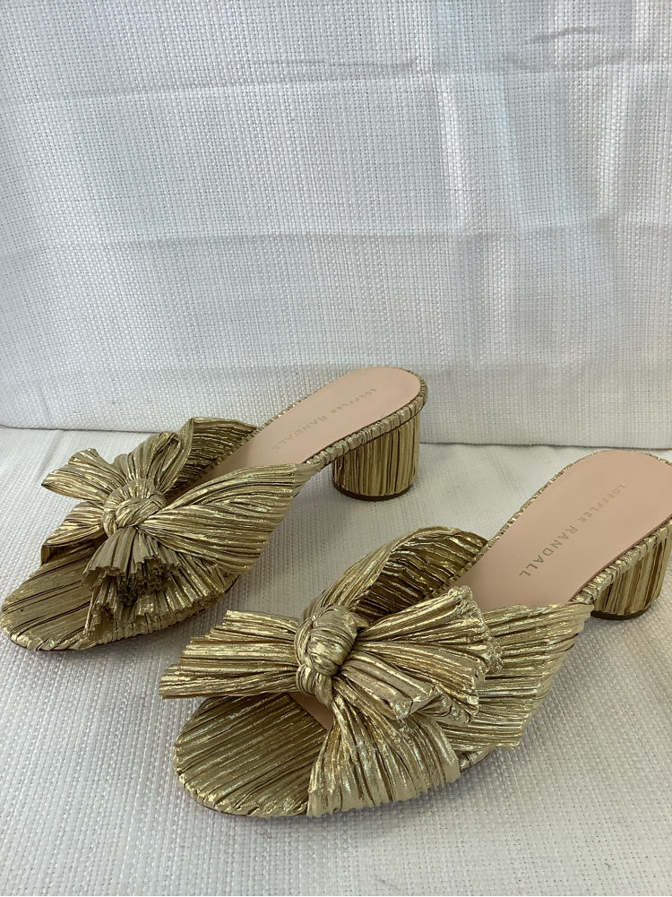 loeffler randall Shoe Size 7 Gold Penny Heels