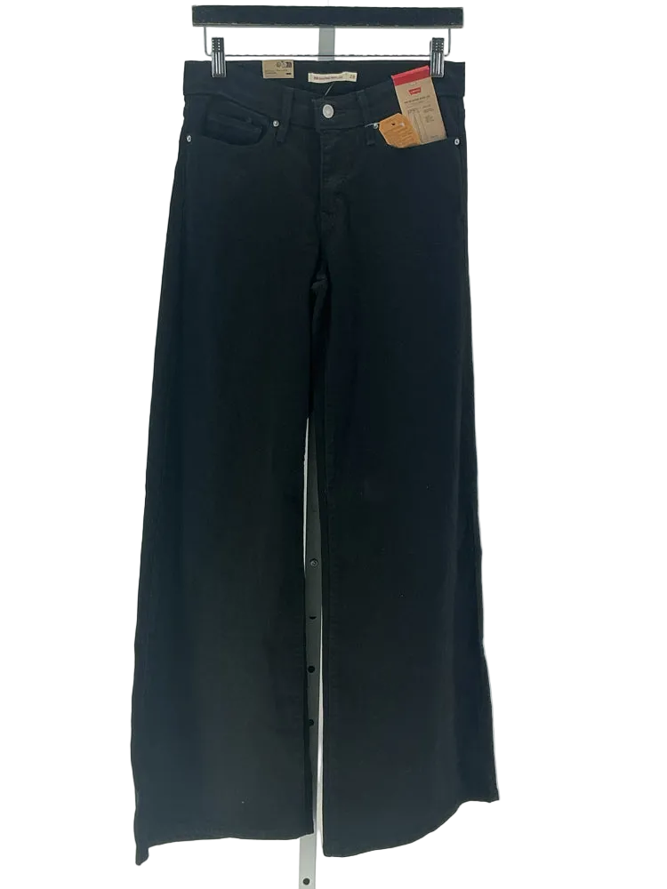 Levi Size 28 Black Jeans