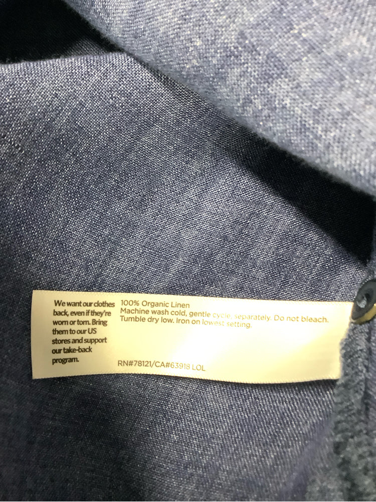Eileen Fisher Size XXS Blue Shirt