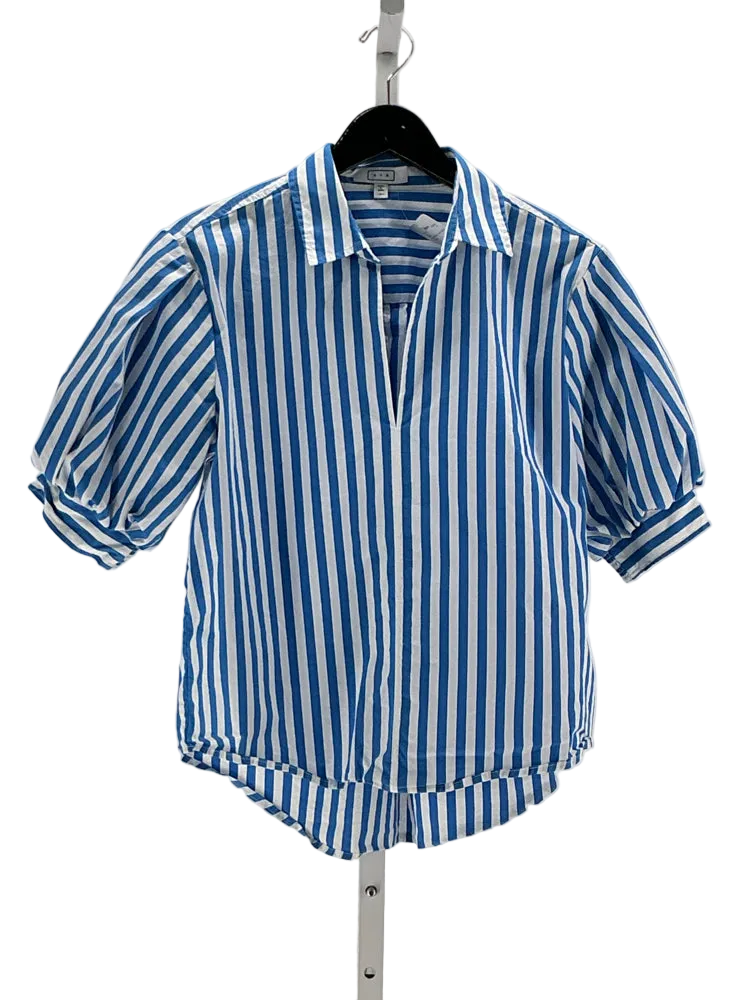 AYR Size M Blue & White Shirt