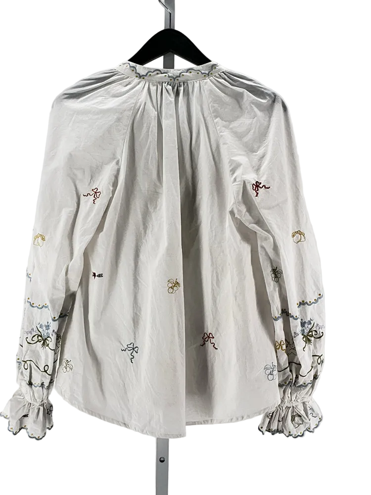 Alemais Size 0 White multi Shirt