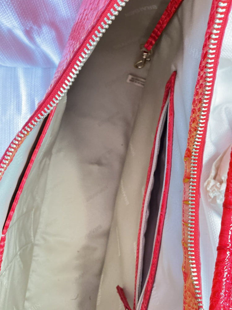 Brahmin Red & Orange Bekka Handbags