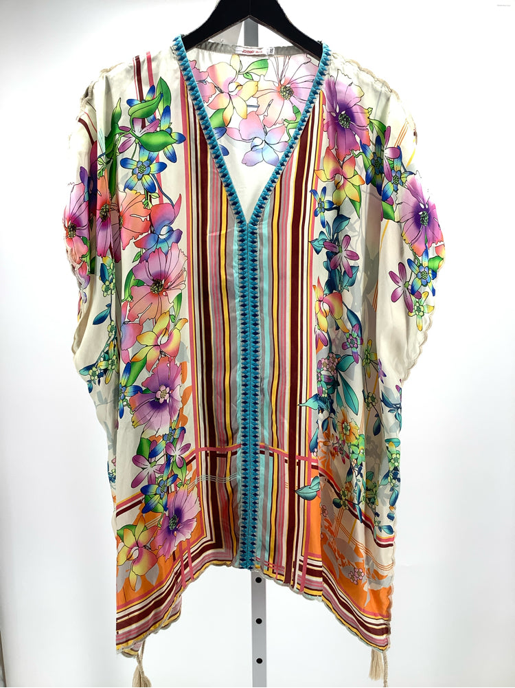 Johnny Was Size XXL Cream multi Tunic