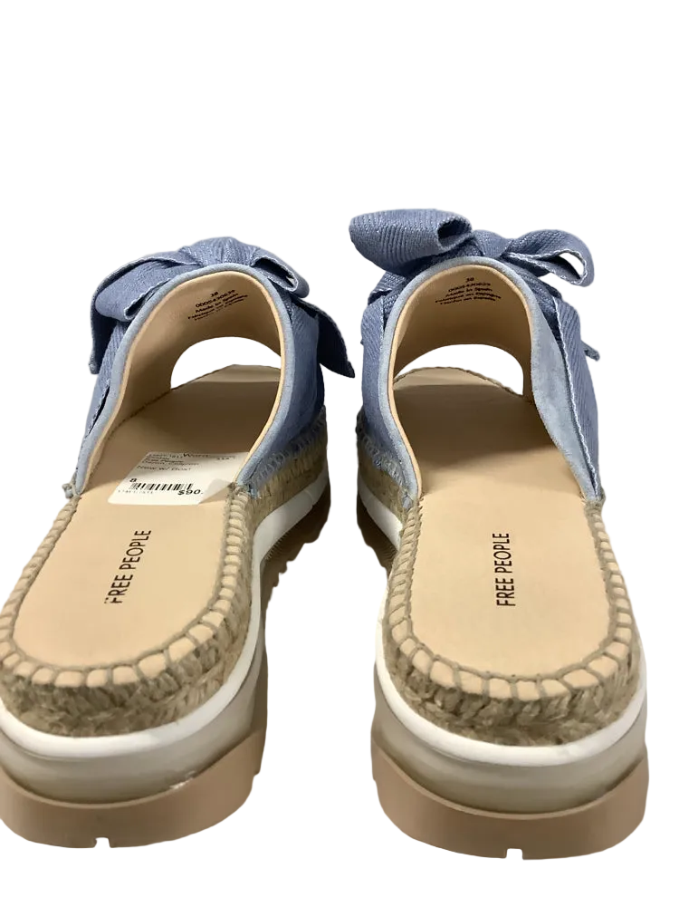 Free People Shoe Size 8 Denim Chapmin Sandals