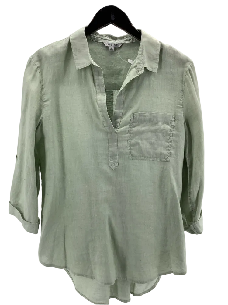 John Mark Size S Green Shirt