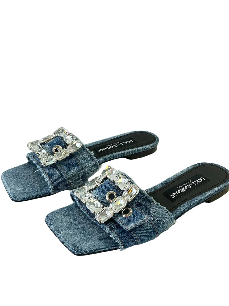 Dolce & Gabbana Shoe Size 6.5 Blue Sandals