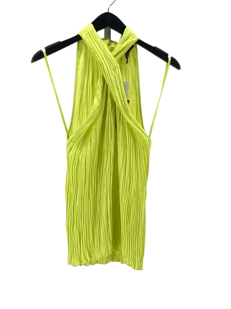White House Black Market Size 10 Yellow Tank Top
