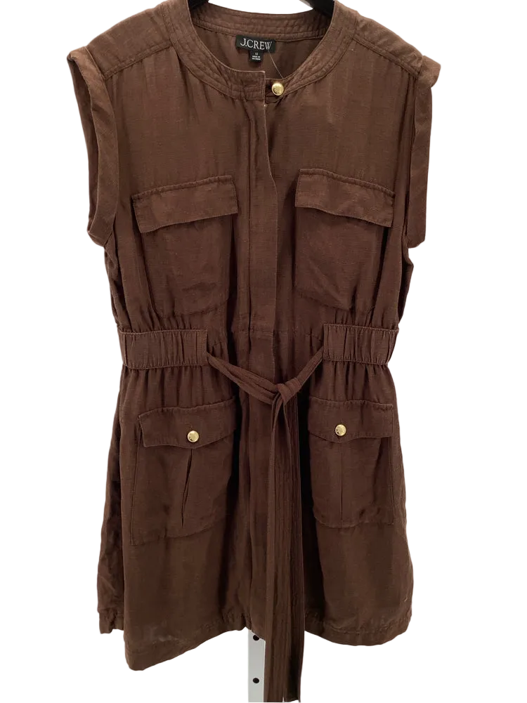 Jcrew Size 12 Brown Chelsea Dress